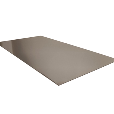 Rustfri stålplate med speileffekt